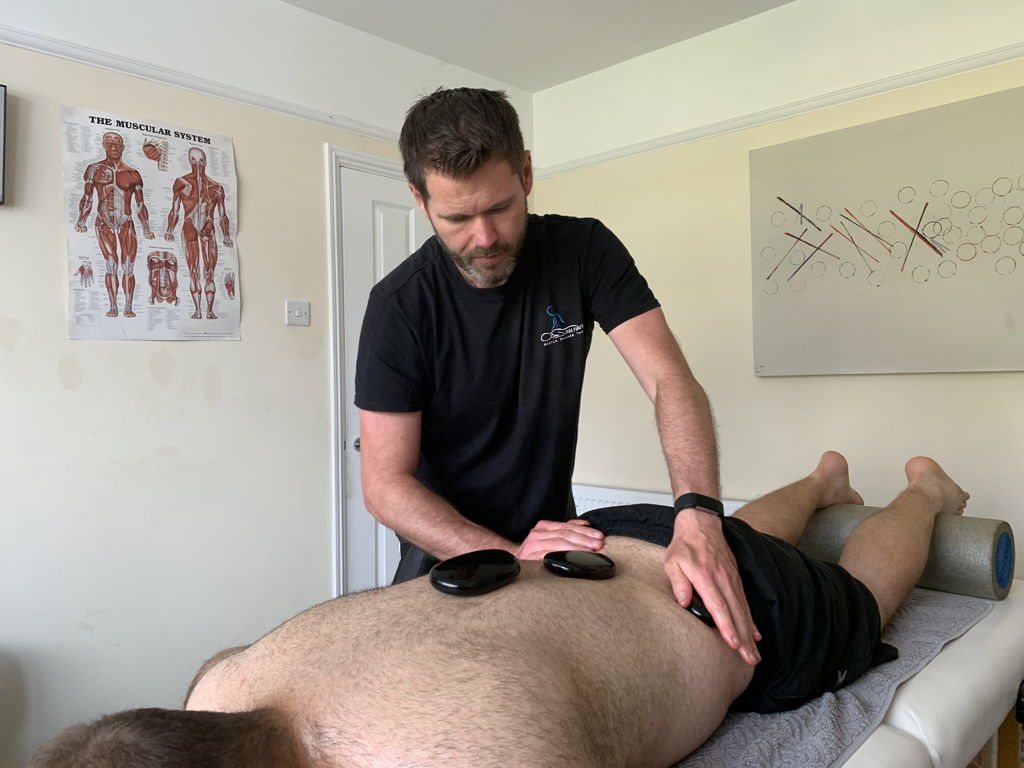 Hot stone massage therapy